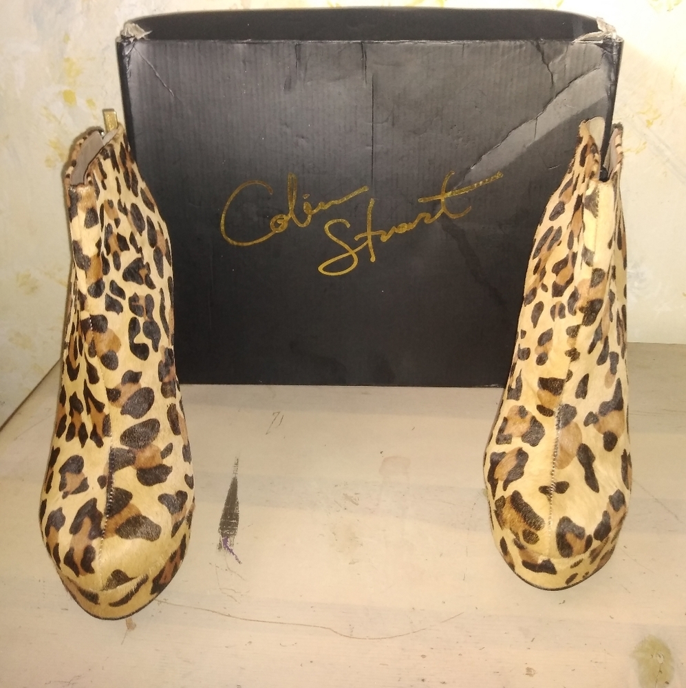 Colin Stuart  leopard booties